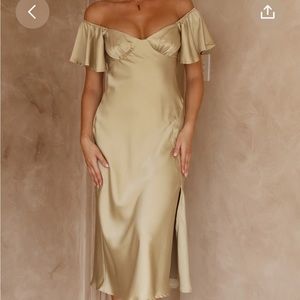 Billy J  Louisa MIDI Dress Olive